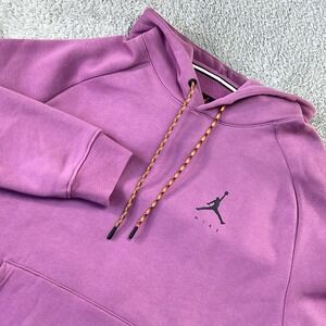 Jordan Hoodie Mens 2XL Purple Pullover Fleece Lined Graphic DJ0210-507